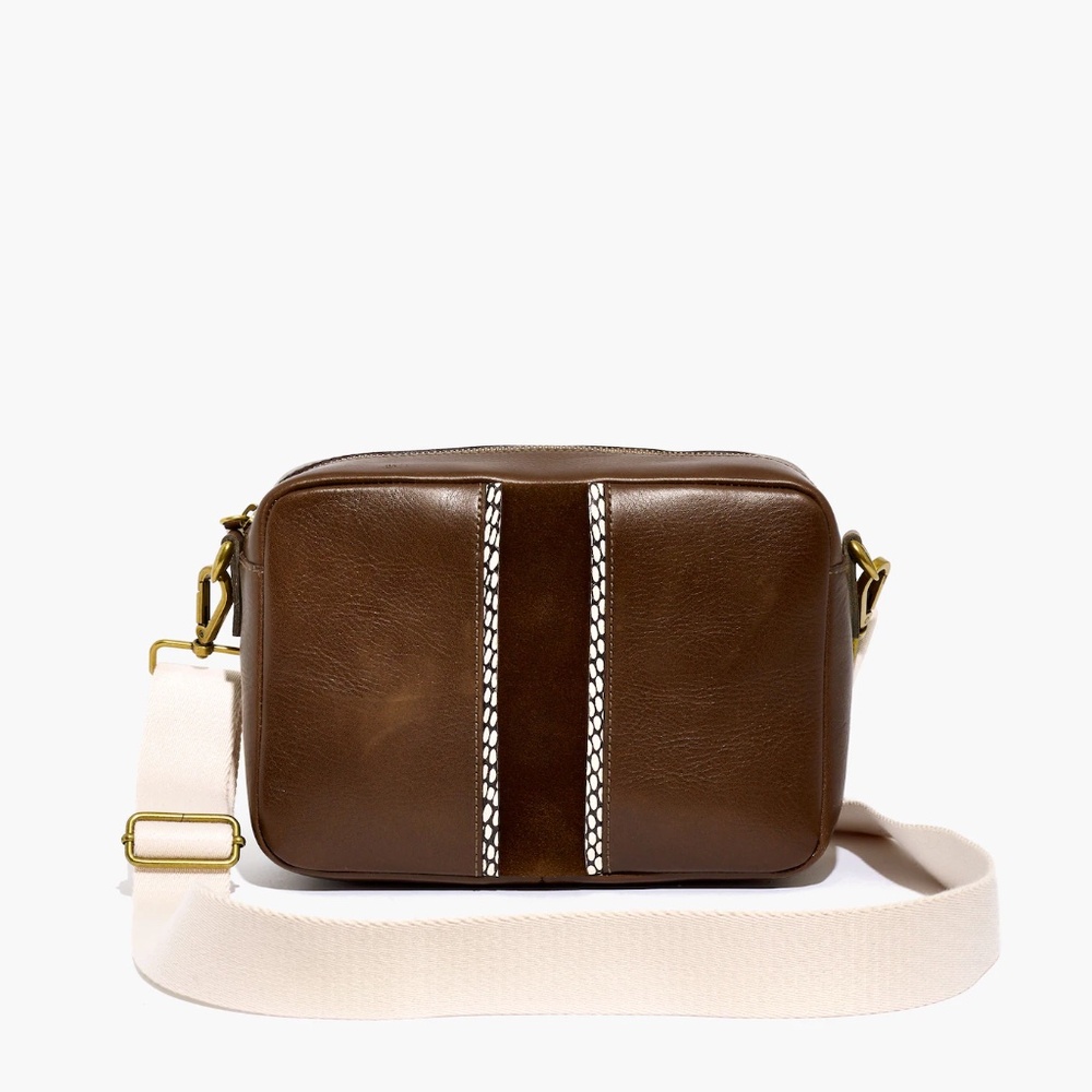 Madewell Large Transport Camera Bag: Suede Inset Edition